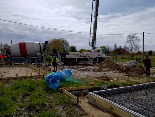 Gotowa płyta fundamentowa pod dom