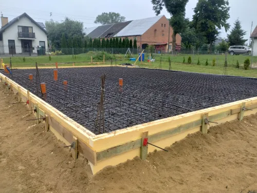 Płyta fundamentowa pod dom drewniany i modułowy