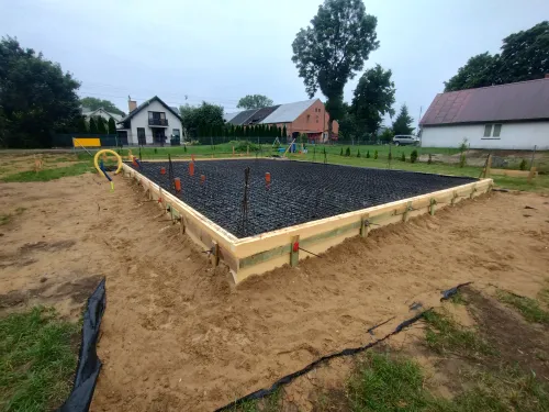 Wymiana gruntu pod płytę fundamentową – woj. pomorskie